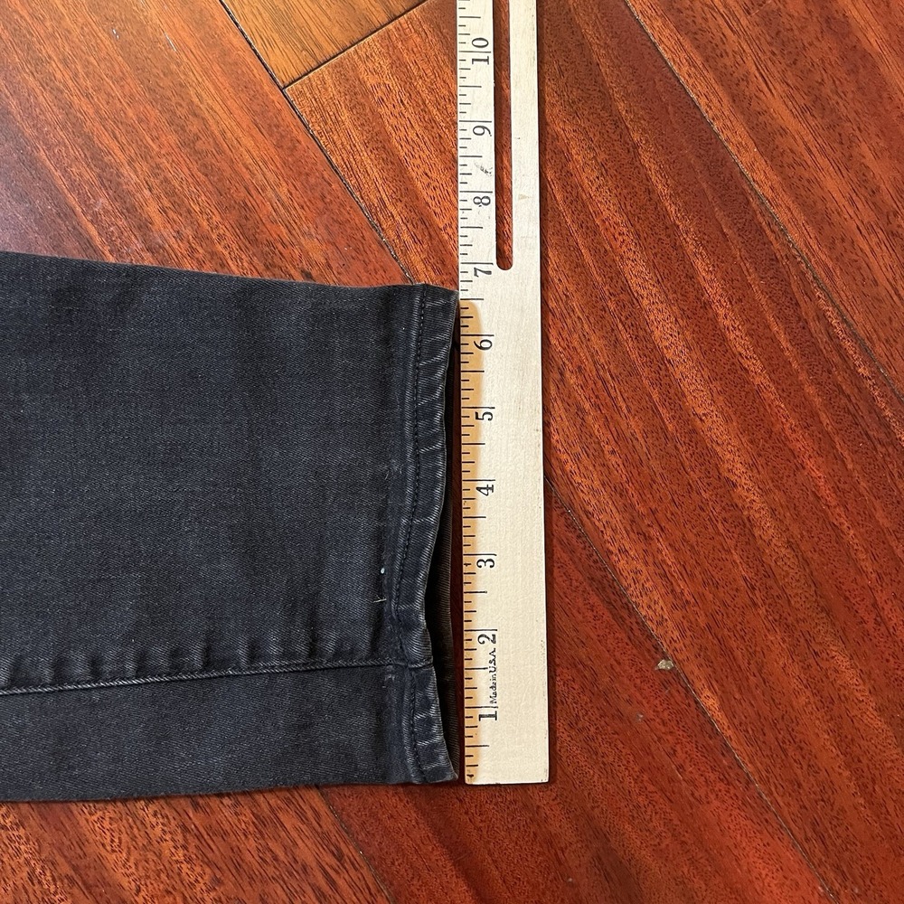 American Eagle Jeans Mens 36x32 (36x31) Dark Gray Skinny Flex Stretch Grunge * - Picture 11 of 12